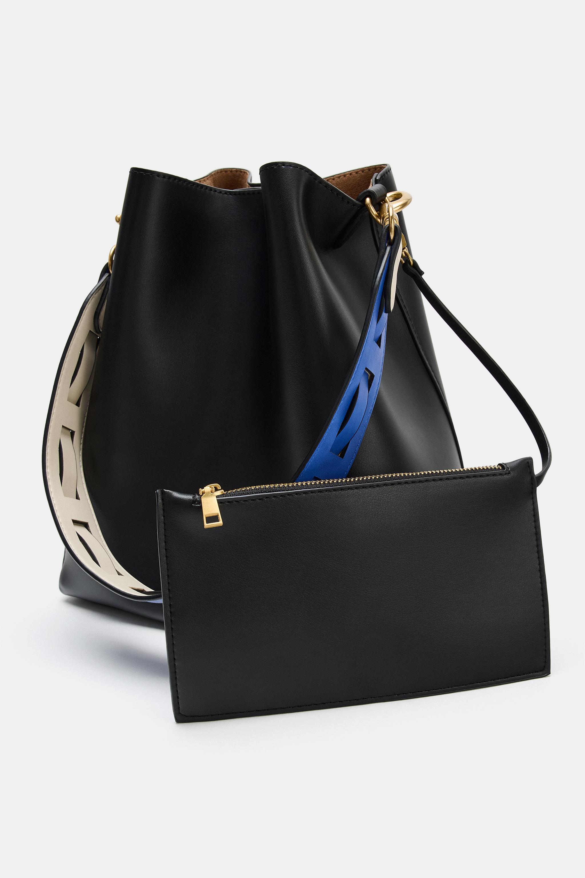 BUCKET BAG WITH HANDLE DETAIL